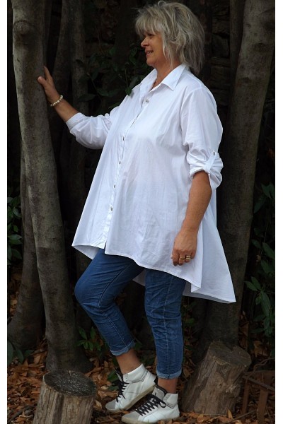 Chemise oversize Camille blanche