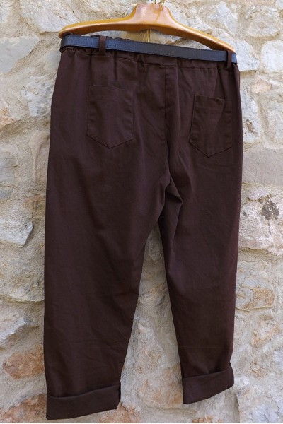 Pantalon Horace choco