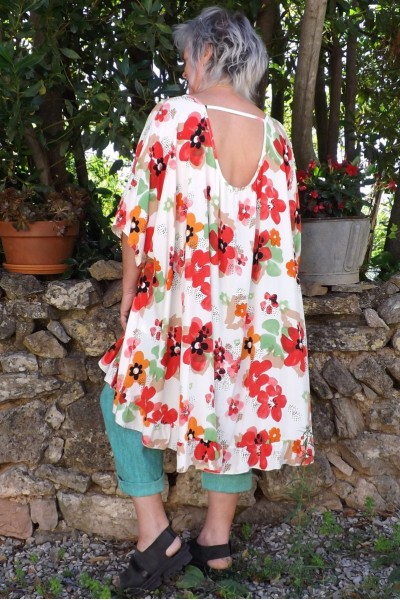 Tunique ou robe grande taille en Viscose