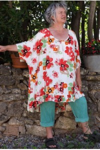 Tunique ou robe grande taille en Viscose