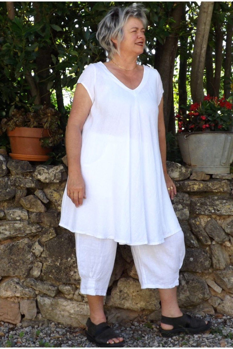 Robe ou tunique Emie et pantalon lin Omer